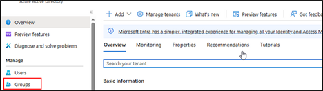 Microsoft Azure Groups