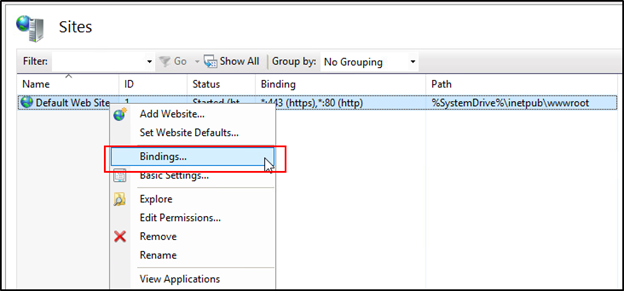 IIS Site Management