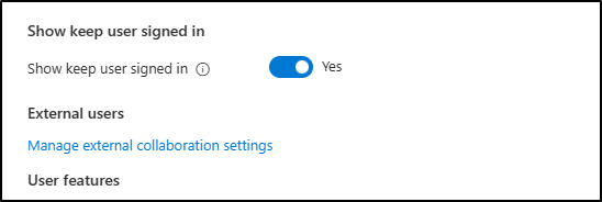Manage External Collaboration Settings