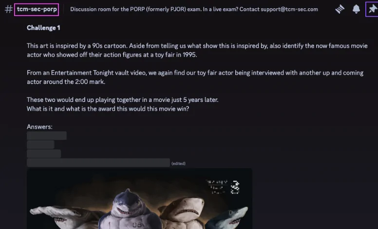 TCM Sec PORP Discord sample